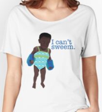 I Can't Sweem. Women's Relaxed Fit T-Shirt