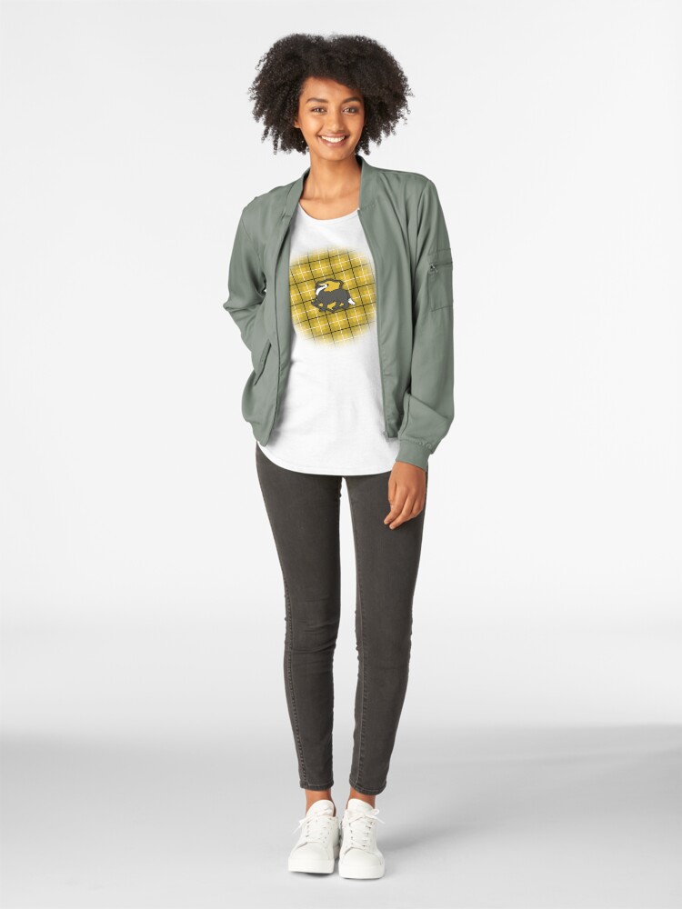 Alternate view of Badger House Plaid Premium Scoop T-Shirt