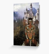 A Knights Time Greeting Card