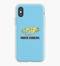 North Carolina Map iPhone Case