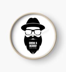 Grow A Beard Clock