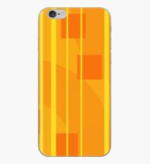 Geometric Graphic Design with Stripes and Rectangles iPhone Case