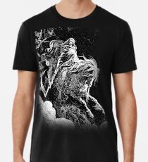 DEATH, Death on the Pale Horse, Revelation, Revenge, Gustave Doré, (1865), Revelations, Seven Seals Men's Premium T-Shirt