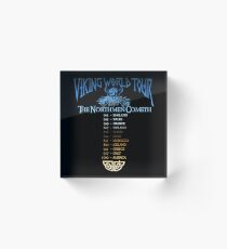 ..VIKING WORLD TOUR.. Acrylic Block