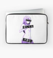 Funda para portátil Chica japonesa estética 6