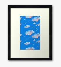 Evening clouds. Half an hour earlier. Framed Print