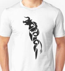 Gothic Black Minotaur Unisex T-Shirt