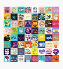 Positivity Patchwork Photographic Print