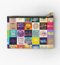 Positivity Patchwork Studio Pouch