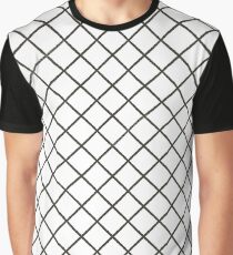 Mesh, #Mesh, illustration, abstract, diagonal, striped, grid, #illustration, #abstract, #diagonal, #striped, #grid Graphic T-Shirt