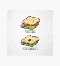Cute Sandwich Nerd Scarf
