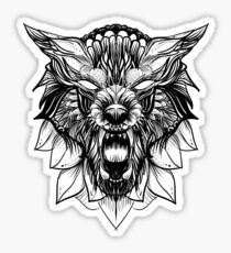 Loup Sticker