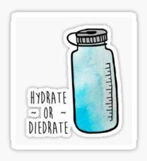 Hydrate or diedrate! Sticker