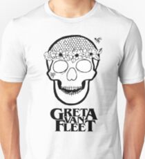 Greta Van Fleet - Flower Power skull Unisex T-Shirt