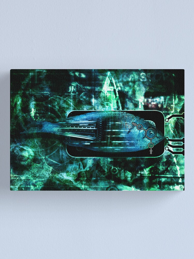 Alternate view of RaZorFish Canvas Print