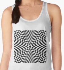 #black, #white, #chess, #checkered, #pattern, #abstract, #flag, #board Women's Tank Top