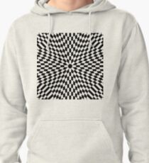 #black, #white, #chess, #checkered, #pattern, #abstract, #flag, #board Pullover Hoodie