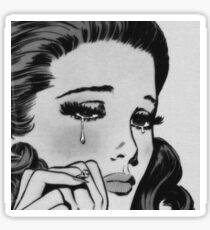 crying girl Sticker
