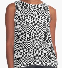 #texture, #pattern, #abstract, #metal, #black, #fabric, #textile, #white, #design Contrast Tank