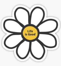 Life is Good Daisy Sticker