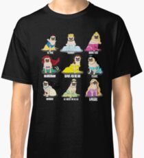 Pug Princesses Classic T-Shirt