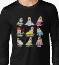 Mops Prinzessinnen Langarmshirt