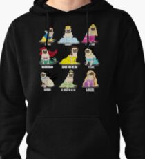 Pug Princesses Pullover Hoodie