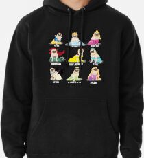 Pug Princesses Pullover Hoodie