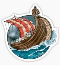 Viking Ship Sticker