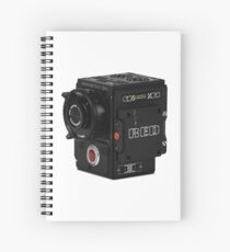 Red Camera Spiral Notebook