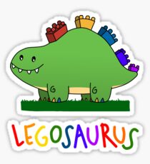 Legosaurus - With Text Sticker