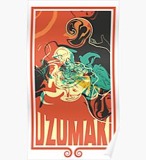 Uzumaki inspired design Poster