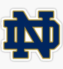 Classic Notre Dame Logo Sticker
