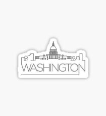Pegatina Washington DC