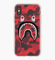 Vinilo o funda para iPhone Tiburón rojo de Bape