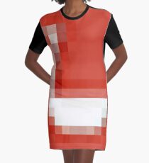 #black, #white, #chess, #checkered, #pattern, #abstract, #flag, #board Graphic T-Shirt Dress