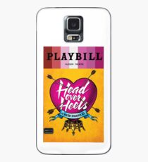 head over heels lesbian flag Case/Skin for Samsung Galaxy