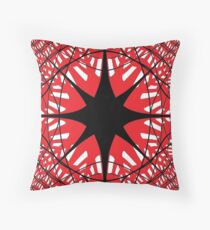 #abstract, #star, #christmas, #pattern, #design, #light, #decoration, #holiday, #blue, #illustration, #black, #white, #chess, #checkered, #pattern, #abstract, #flag, #board Throw Pillow
