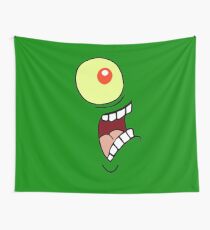 green plankton Wall Tapestry