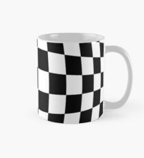 #black, #white, #chess, #checkered, #pattern, #flag, #board, #abstract, #chessboard, #checker, #square, #floor Mug
