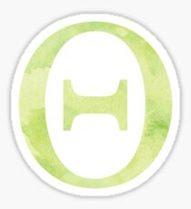 Lime Watercolor Θ Sticker