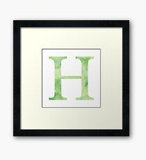 Pear Watercolor Η Framed Print