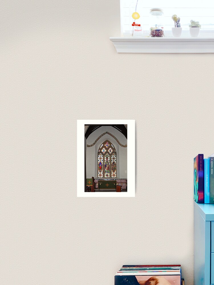 St John Baptist Church Window 1350 1400 Buckland Tasmania Art