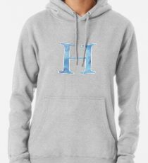 Sapphire Watercolor Η Pullover Hoodie