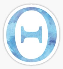 Sapphire Watercolor Θ Sticker