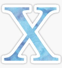 Sapphire Watercolor Χ Sticker
