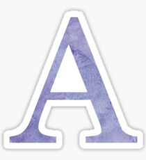 Violet Watercolor Α Sticker