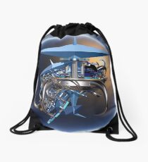Space Incendia Drawstring Bag