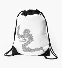 Praying Drawstring Bag