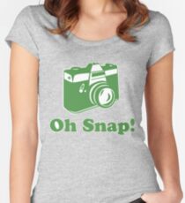 Oh Snap! Women's Fitted Scoop T-Shirt